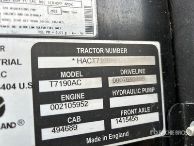 2023 New Holland T7.190 Trattore agricolo 4RM