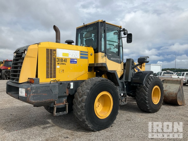 CARGADOR FRONTAL 2014 KOMATSU WA2707