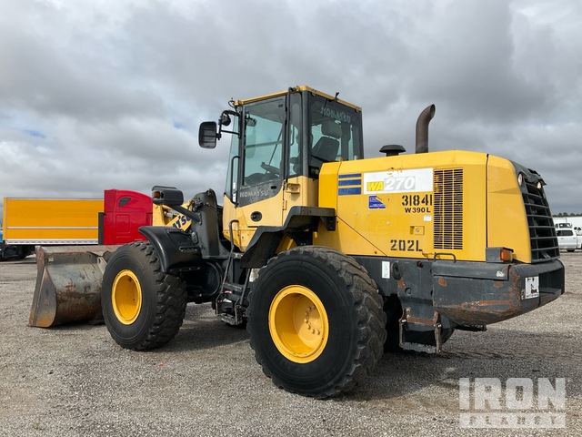 CARGADOR FRONTAL 2014 KOMATSU WA2707