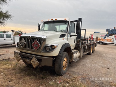 2015 International 7600 6x4 Flatbed Truck