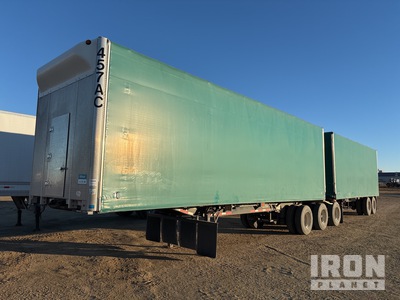 2021 Renn 32 Ft Tri/A Lead & 28 Ft T/A Pup Curtain Side Trailer