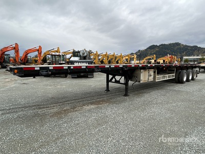 2016 Manac 53 ft Tri/A Flatbed Trailer
