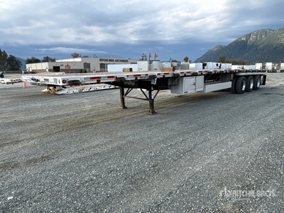 2020 Lode King PFL534 53 ft Quad/A Flatbed Trailer