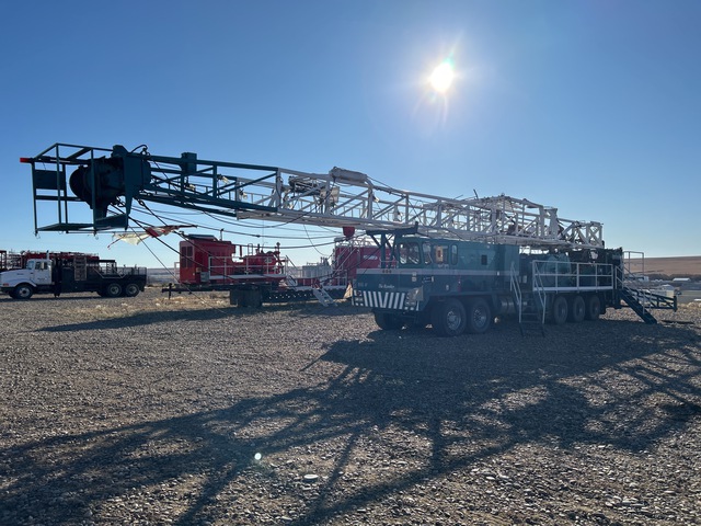 Rykar Rambler 72’ on 2002 Ideco H35 10x6 Twin-Steer Freestanding Well Service Rig Rykar Rambler 72’ on 2002 Ideco H35 10x6 Twin-Steer Freestanding Well Service Rig