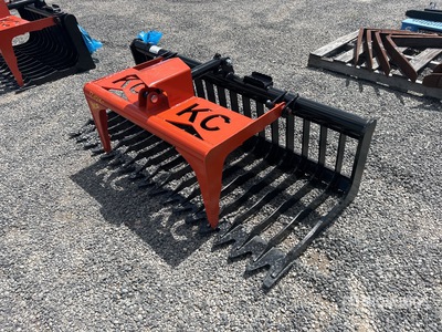 2025 Kit Containers QT-SB-H76-V3 76 in Skeleton Skid Steer Grapple (Unused)