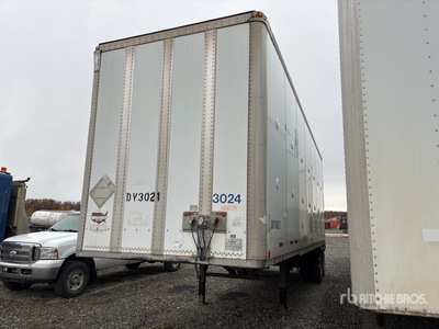 2002 Wabash DV3021 30 ft x 102 in T/A Van Trailer