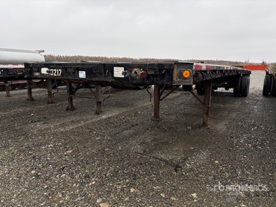 1990 Great Dane 40 ft T/A مقطورة مسطحة