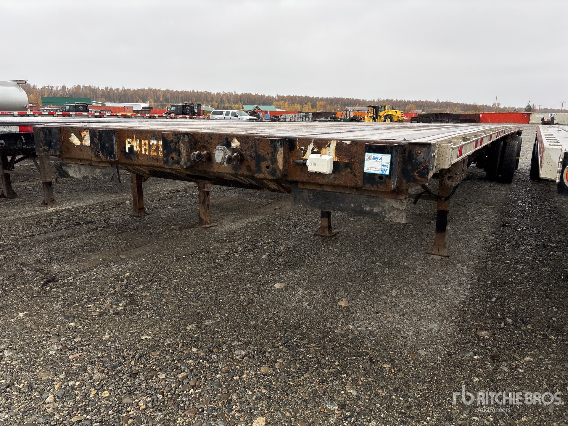 2016 Great Dane 48 ft T/A Spread Axle Flatbed Trailer