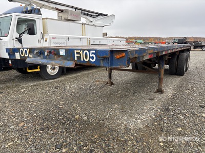 1984 Great Dane SPH40 28 ft T/A Pritsche Anhänger