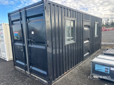 19 ft 4 in x 7 ft 3 in Skid-Mounted Mobilne biuro