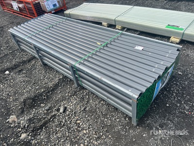 Quantity of (58) 10 ft x 3 in Grey UPVC Rigid Non-Metallic Conduit (Unused)