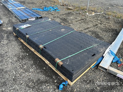 Quantity of (12) 8 ft x 4 ft Ground Protection Road Mats