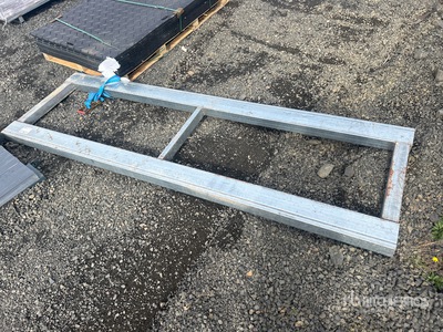 3 ft x 10 ft Steel Frame Forklift Pallet