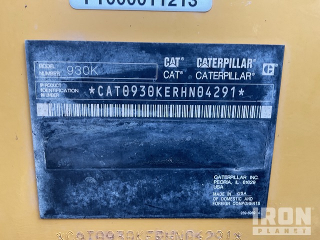 CARGADOR FRONTAL 2015 CATERPILLAR 930K
