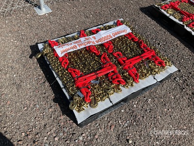 Quantity of (8) 2025 Mackman 9200lbs Lote de Matracas con Cadenas (Sin Usar) / Ratchet Binder & Chains (Unused)