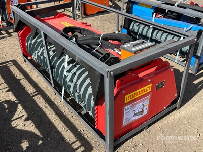 2025 Raytree RMBD72S 72 in Drum Skid Steer Mulcher (Unused)