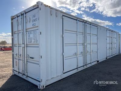 2025 40 ft High Cube Multi-Door Storage Container