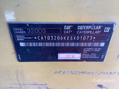 2019 Cat 320D3 Excavadora Hidraulica / Tracked Excavator