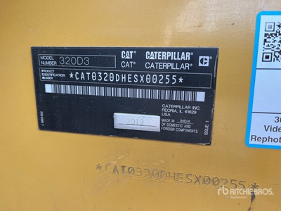 2019 Cat 320D3 Excavadora Hidraulica / Tracked Excavator