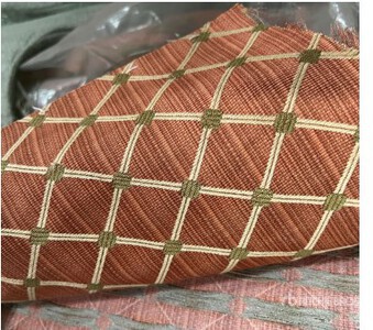 Quantity of (20) Rolls of Coral Diamond Fabric (Unused)