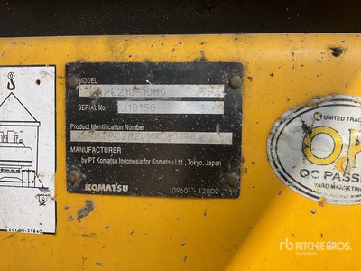 2022 Komatsu PC210-10M0U Tracked Excavator