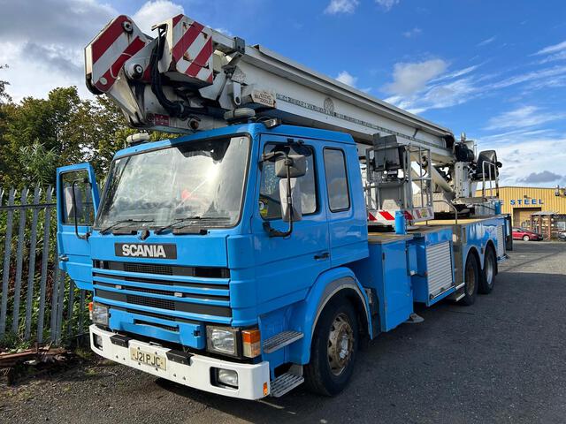 1991 Bronto Skylift 28-2TI 28 m Boom on 1992 Scania P113ML 6x4 Bucket Truck 1991 Bronto Skylift 28-2TI 28 m Boom on 1992 Scania P113ML 6x4 Bucket Truck