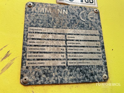 2019 Ammann ARX26 Double Drum Roller