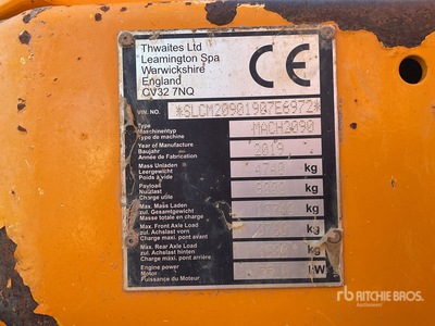 2019 Thwaites MACH2090 キャリアダンプ