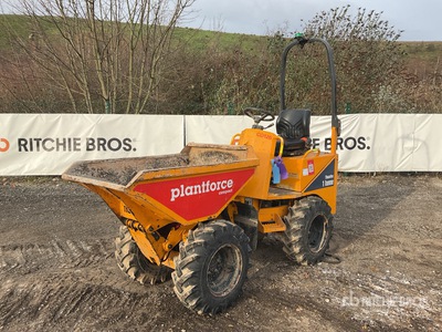 2019 Thwaites MACH201 1 ton 4x4 Hi-Tip Tombereau