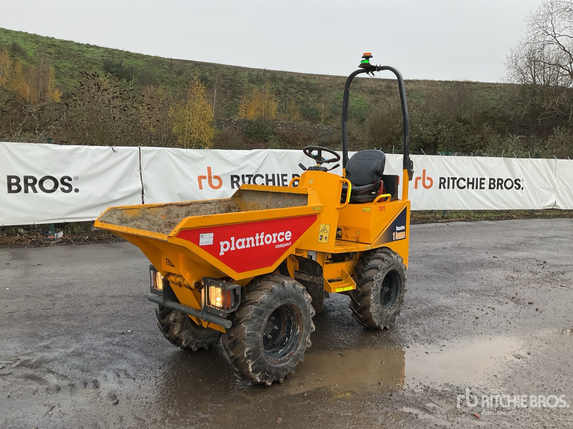 2019 Thwaites MACH201 1 ton 4x4 Hi-Tip dumper