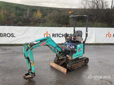 2018 Kobelco SK10 SR-2 Mini Excavadora
