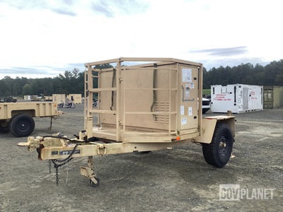 2012 DHS Systems DRASH Shelter Transport Trailer Chassis