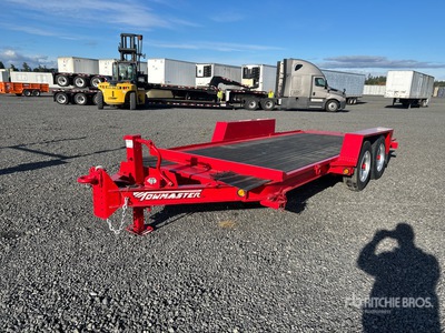 2016 Monroe Towmaster T-12DT 18 ft T/A Anhänger Mit Kippvorrichtung