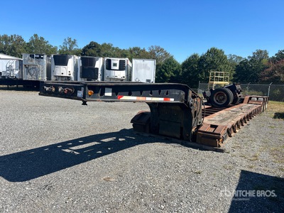 2001 Trail King Tri/A Removable Gooseneck Lowboy Trailer