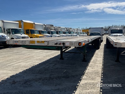 2005 Utility FS2CHA 48 ft T/A Spread Axle Flatbed Trailer