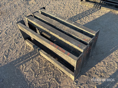 Quantity of (4) All-Star Skid Steer Attachment Mounting Plate (Unused)