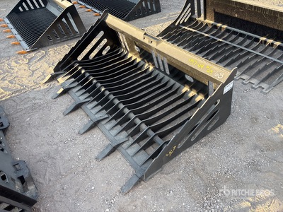 All-Star 68 in Rock w/Teeth Skid Steer Bucket (Unused)