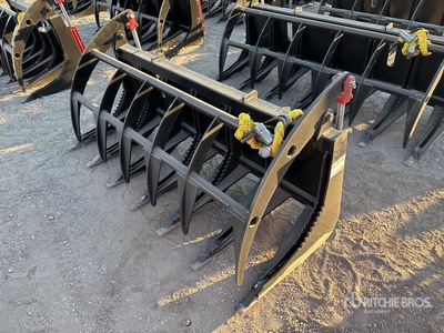 All-Star 72 In E-Series Skid Steer Root Rake (Unused)