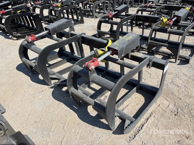 All-Star 72 In E-Series Root Skid Steer Grapple (Unused)