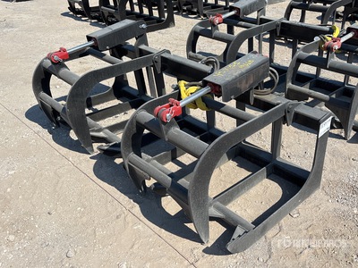 All-Star 72 In E-Series Root Skid Steer Grapple (Unused)
