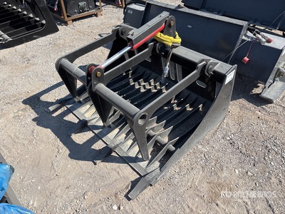 All-Star 48 in Rock w/Teeth Skid Steer Grapple (Unused)