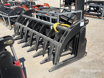 All-Star 84 in Skid Steer Root Rake (Unused)