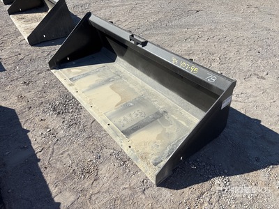 Mid-State 78 In Low Profile Skid Steer Bucket (Unused)