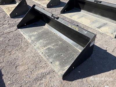 Mid-State 78 in Low Profile Skid Steer Bucket (Unused)