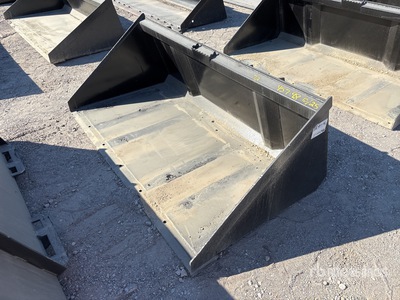 Mid-State 72 In Snow & Litter Skid Steer Bucket (Unused)