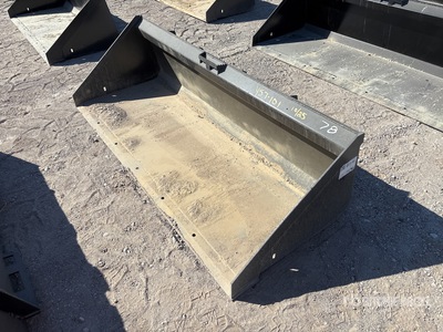 Mid-State 78 in Low Profile Skid Steer Bucket (Unused)