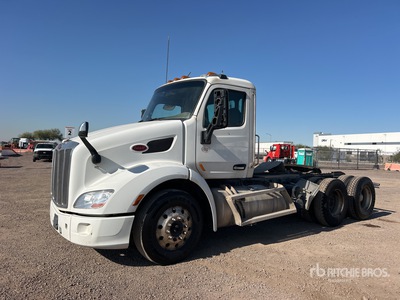 2019 Peterbilt 579 6x4 T/A Day Cab Truck Tractor