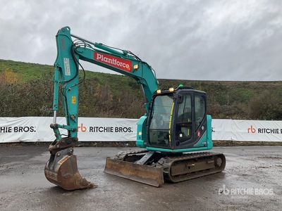 2018 Kobelco SK75SR-3E 油圧ショベル