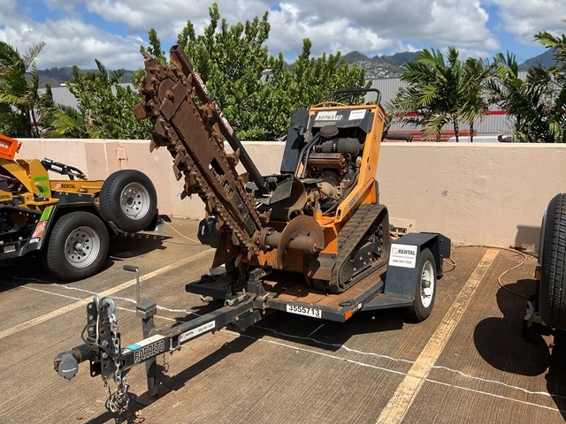 Barreto E2036RTKH-6MS Tracked Trencher w/2020 Barreto Trailer