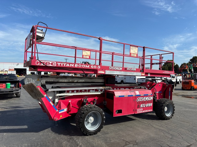 2016 MEC Titan Boom 60-S 4WD Diesel Telescopic Boom Lift